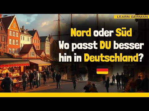 Nord oder Süd – Wo passt DU besser hin in Deutschland? 🇩🇪 | Learn German