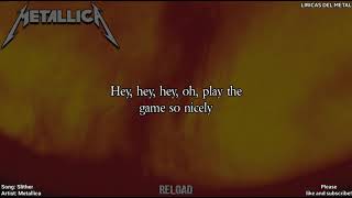 METALLICA - SLITHER (LYRICS ON SCREEN)