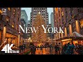 New York Christmas In 4K NYC From Above Christmas Lights Winter Magic