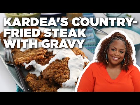 Kardea Brown's Country-Fried Steak with Gravy | Delicious Miss Brown | Food Network