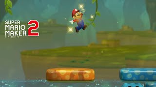 [マリオメーカー2] トランポリンで跳ねよう (Trampoline - [Super Mario Maker2])