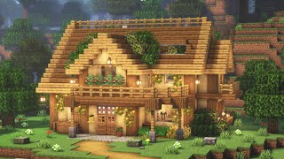 [Minecraft] How to Build an Aesthetic Cozy House / Tutorial