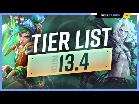 NEW TIER LIST for PATCH 13.4: HUGE Changes! - SEASON 13