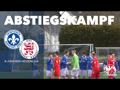 6-Punkte-Spiel spannend bis zum Schluss | SV Darmstadt 98 U16 - Hessen Kassel U17 (Hessenliga)