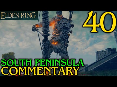 Elden Ring Walkthrough Part 40 - Night Cavalry Encounter South Peninsula (PS5 Gameplay)