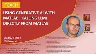 Using Generative AI with MATLAB: Calling LLMs Directly from MATLAB