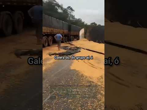 Carreta tomba entre Pastos Bons e São Domigos do Azeitão toca em inscrever-se para mais atualizações