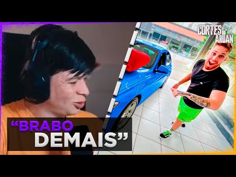 ARUAN REAGE A FINALMENTE ESCOLHI MEU CARRO NOVO!!! 😍 (FELIPE CORONADO) - Cortes do Aruan