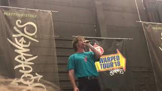 Don Broco performing “T Shirt Song” Warped Tour Atlanta 2018
