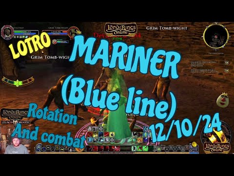 LOTRO: MARINER (blue line) rotation and combat. 12/10/24