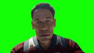 Peacemaker staring into the distance green screen