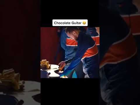 Neymar Jr chocolate guitar 🎸 unboxing 🔥🔥