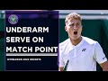 Incredible Underarm Serve On Match Point #Shorts