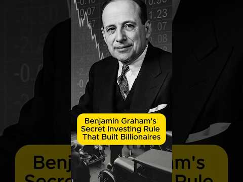 Thumbnail for Benjamin Graham's Rule That Turned $100 Into Millions #investing #stocks #wealth by Benjamin Graham