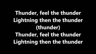 Imagine Dragons, K Flay Thunder Remix [LYRICS]