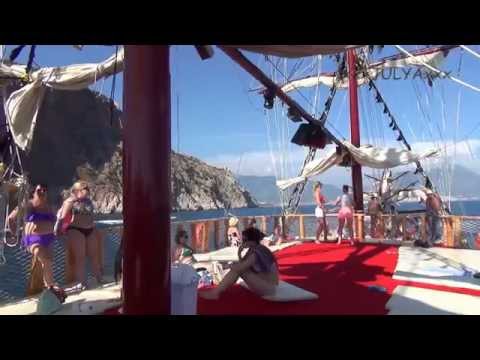 Яхта - Средиземное море - Аланья - Yacht - Mediterranean Sea - Alanya