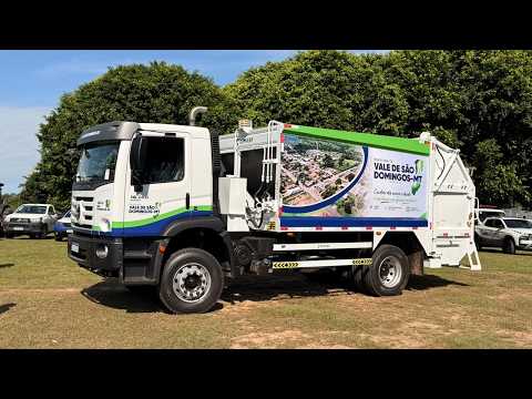 Vale de São Domingos recebe o primeiro caminhão compactador de lixo da história