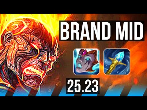 BRAND vs YASUO (MID) | KR Master | 25.23