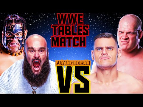 FULL MATCH - Kane & Gunther VS Braun Strowman & Umaga | WWE Tables Tag Team Match | #wwe #wwe2k23