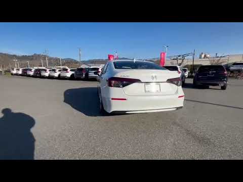 2025 Honda Civic Sedan LX CVT in White for sale at Murray Honda in Chilliwack, BC