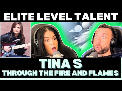 HOW IS THIS EVEN HUMAN?! 🤯 Tina S – Through the Fire and Flames Cover | Reaction