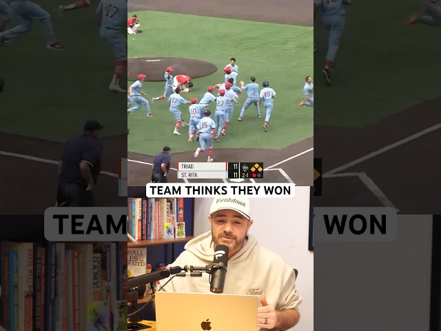 Catcher's excitement prevents his high school team from winning the state championship, a breakdown