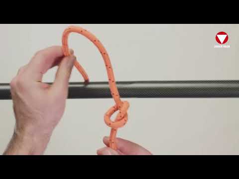 Leichte Knoten - 1.1 Sackstichknoten (Tropfenform gesteckt)