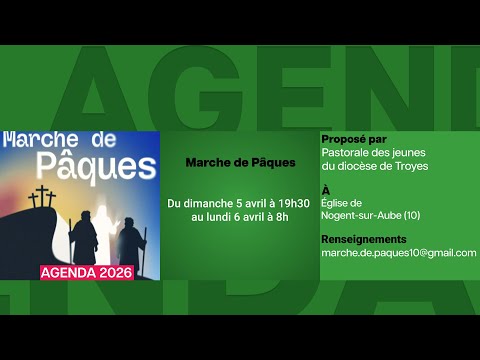 Agenda du 27 mars 2026