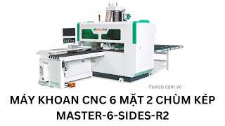 MÁY KHOAN CNC 6 MẶT 2 CHÙM KÉP HOLZTEK MASTER-6-SIDES-R2.