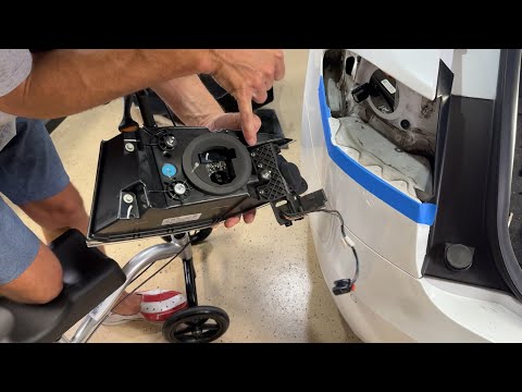 How to change out your motorized charge port door 1038548-00-I on a Tesla Model S or X.