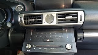 How to troubleshoot No Audio in Lexus IS250 2014 and up.