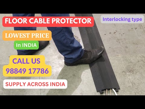 Floor Cable Protectors To Cover And Manage Audio/ Video Lan Cables