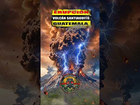 ⚠️ ¡POR POCO MUEREN! Erupción sorprende a senderistas en el Santiaguito #noticias #eruption