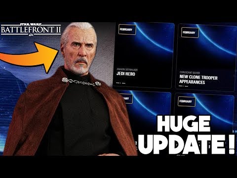 HUGE NEWS UPDATE! All Count Dooku Details, Roadmap Changes and Hero Fixes! Star Wars Battlefront 2