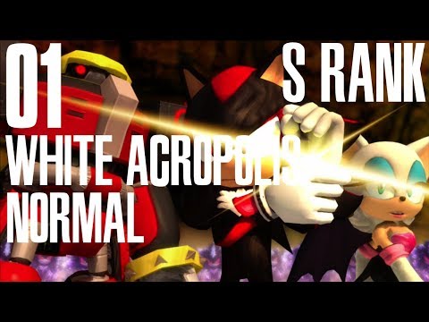 Sonic the Hedgehog (2006) | Shadow S Ranks: White Acropolis (Normal)