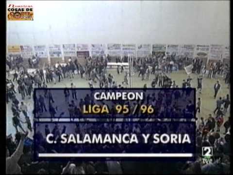 SAN JOSÉ DE SORIA CAMPEÓN DE LA LIGA1995/96 DE VOLLEY.