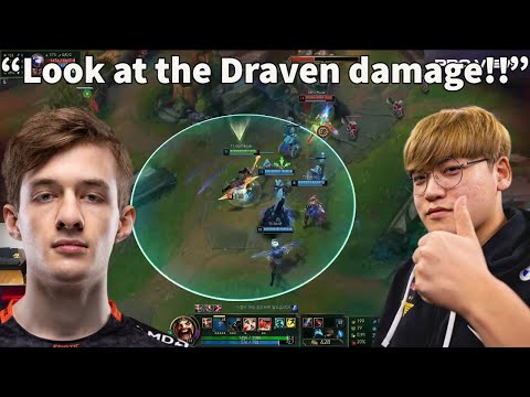 Nemesis Reacts To Gumayusi's INSANE Draven Damage In The LCK!!