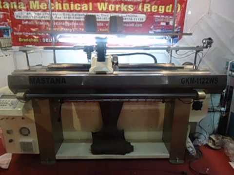 Computerized flat knitting machine
