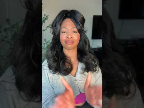 Another Synthetic half wig for the win! #halfwig #syntheticwig #synthetichair