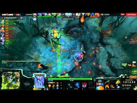 Secret vs Alliance   Game 1  Starladder 12 Lan Final Highlights