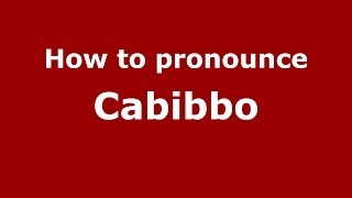 How to pronounce Cabibbo