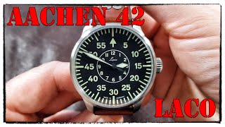 Laco Fliegeruhr Aachen 42 Automatik Baumuster B | Flieger Watches / Pilot's Watch (Top PLV!)