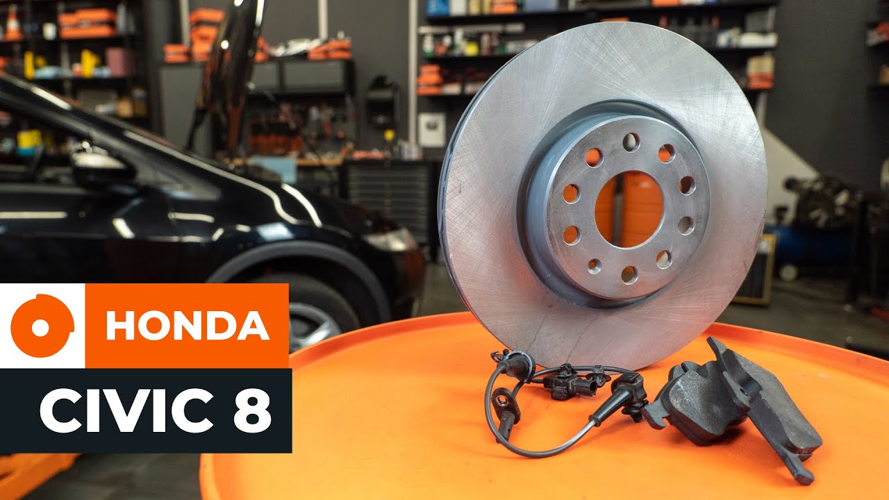 Πώς να αλλάξετε δισκόπλακες εμπρός σε Honda Civic 8 - Οδηγίες αντικατάστασης