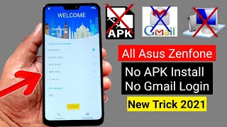 All Asus ZenFone FRP BYPASS 2021 | ANDROID 9 (Without PC) New Trick 🔥🔥🔥