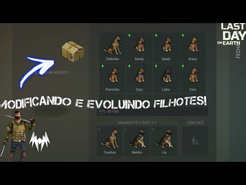 ✔MODIFICANDO E EVOLUINDO MUITOS FILHOTES!! CONSEGUI CACHORRO QUE ATACA A HORDA - Last Day On Earth