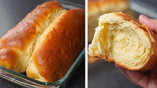 Perfect fluffy bread! Surprise yourself with this easy and delicious recipe!
