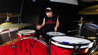 Me First and the Gimme Gimmes - Jolene (drum cover) SJC drums
