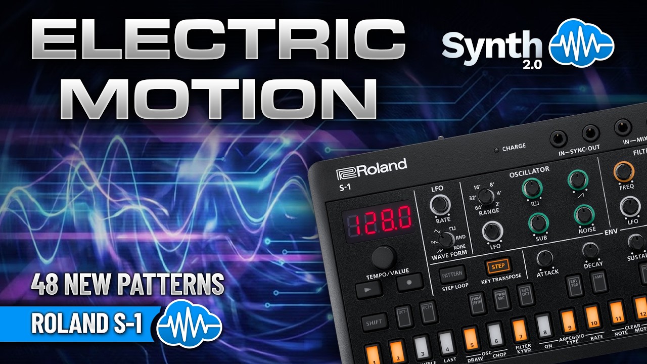 TPL093 - Electric Motion - Roland S-1 ( 48 patterns ) - Video Preview 1