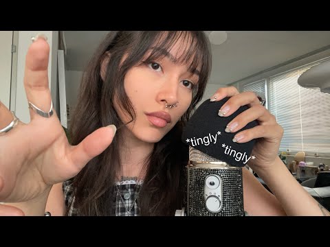 ASMR ☆ GIVING YOU TINGLES (teeth tapping, mic triggers, nails + more)
