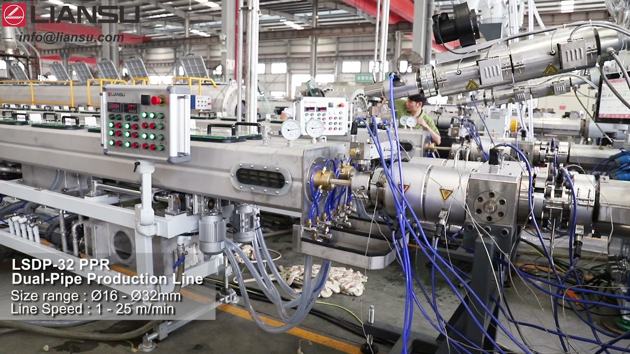 LSDP-32 PPR Dual Pipe Extrusion Line